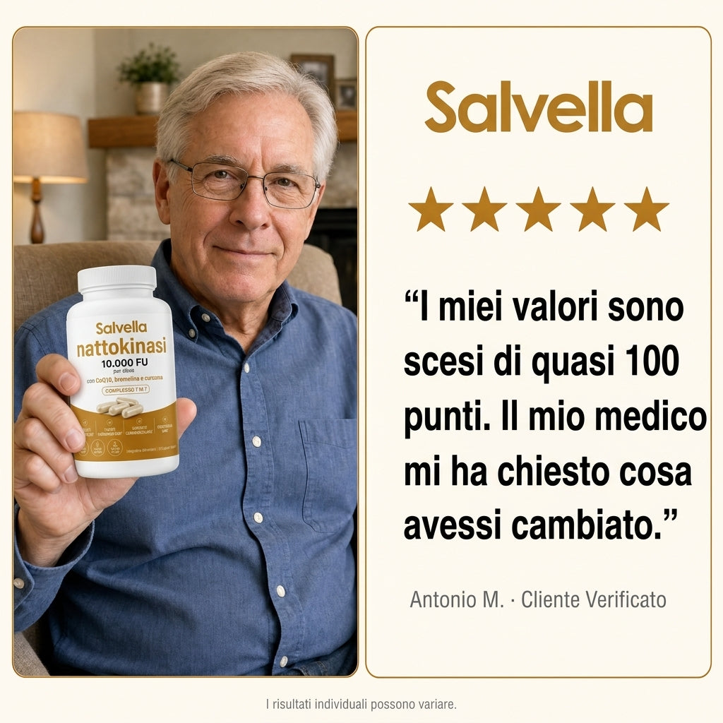 Nattokinasi Massima Potenza 10.000 FU | Supporto alla Circolazione
